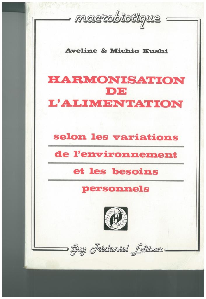 Harmonisation de l'alimentation